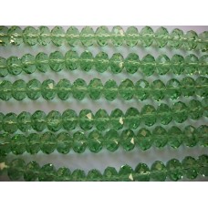 Chinese Crystal Rondelle 8mm x 12mm